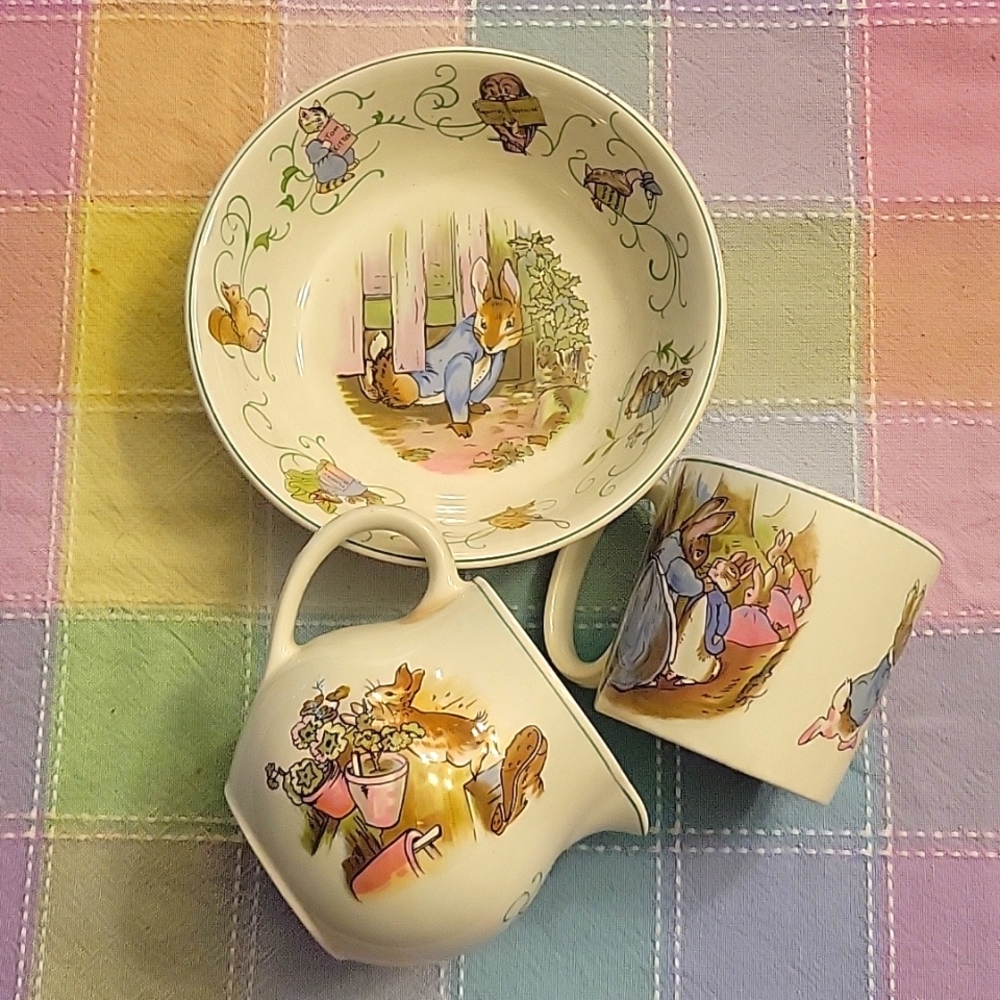 Wedgewood Peter Rabbit children's set